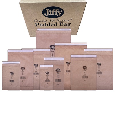 Jiffy Green Padded Bags
